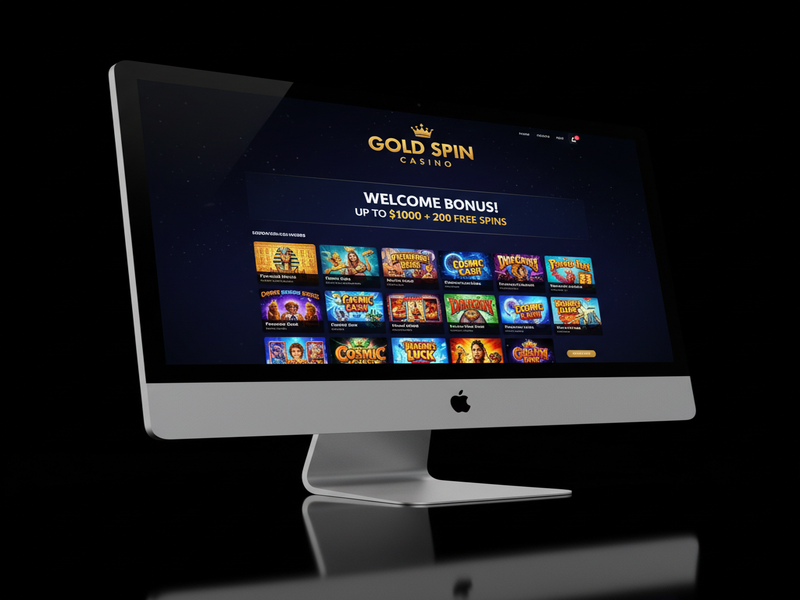 Gold Spin Casino Casino on Computer